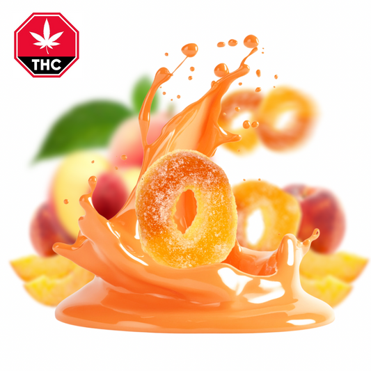 Gummies Pêche THC